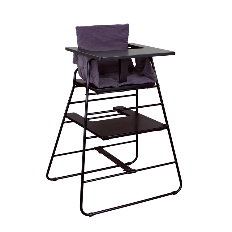 TOWER chair嬰兒高腳椅-黑/黑 